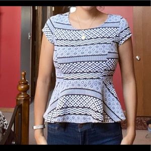 🌻3/$20🌻 Tribal Peplum Top